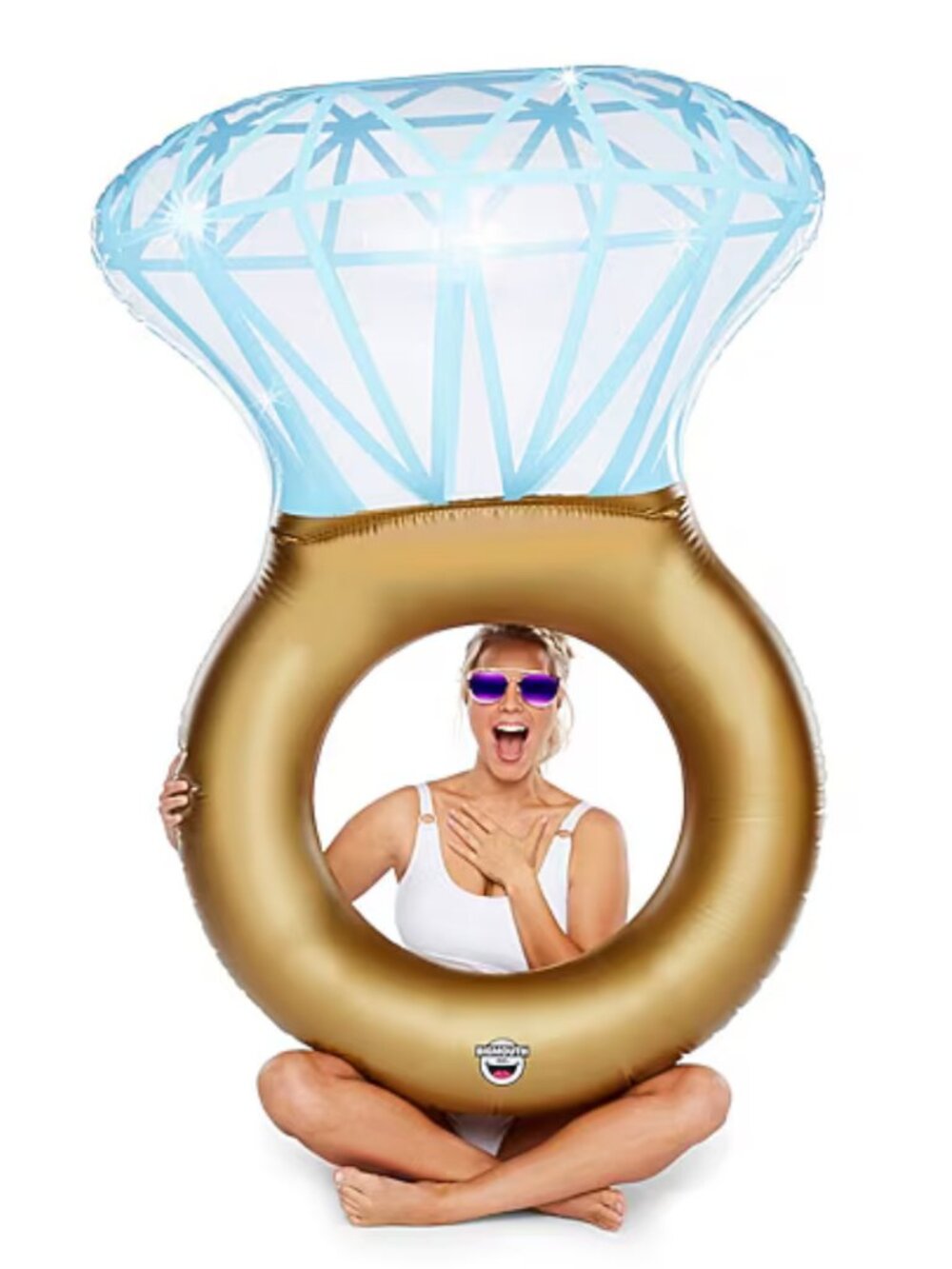 GIANT Engagement Ring Pool Float